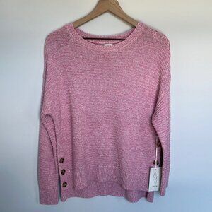 Joie Button Sweater Pullover